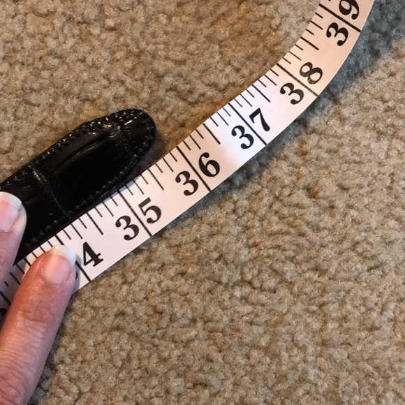 Reversible red & black & silver Brighton belt - Picture 8 of 8